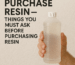 Purchasing Resin - infinityresin.com